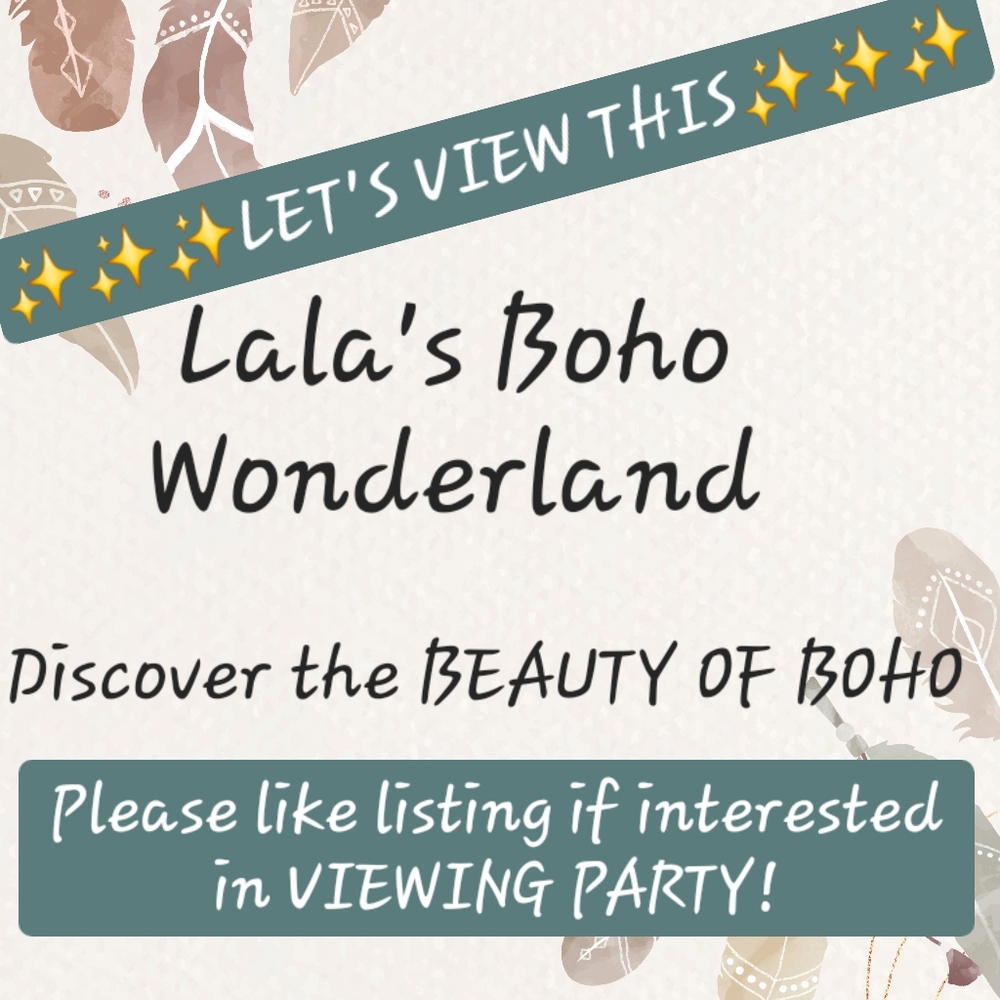 BOHO VIEWING PARTY! MYSTERY CLOSET SINGLE PIECES TO BE INCLUDED!